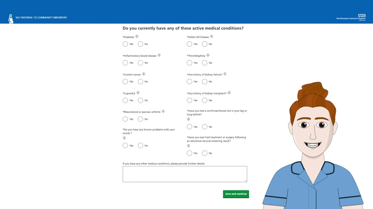 How to use our Maternity Services Self Referral Service