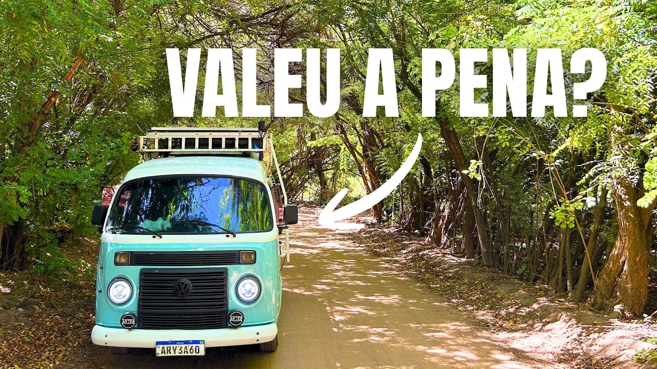 Chegamos de KOMBI MOTORHOME em Japaratinga - Alagoas