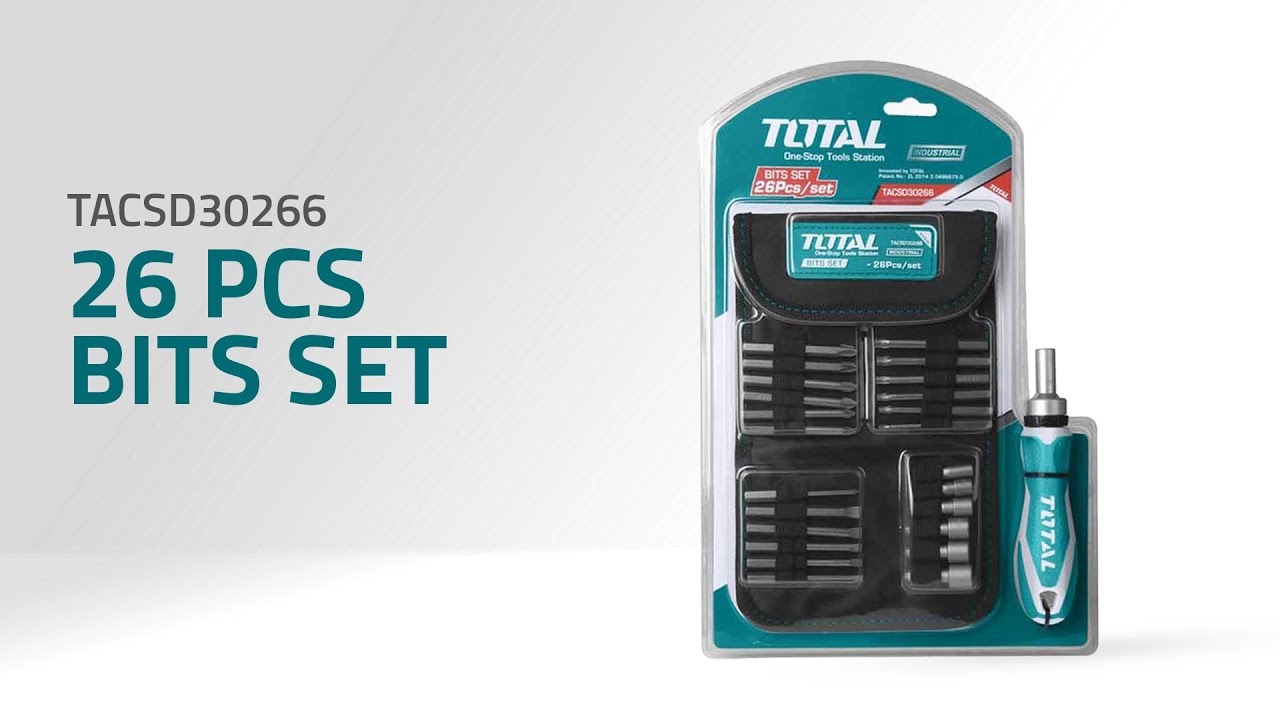 TACSD30266 26 Pcs Bits Set | Product Demo