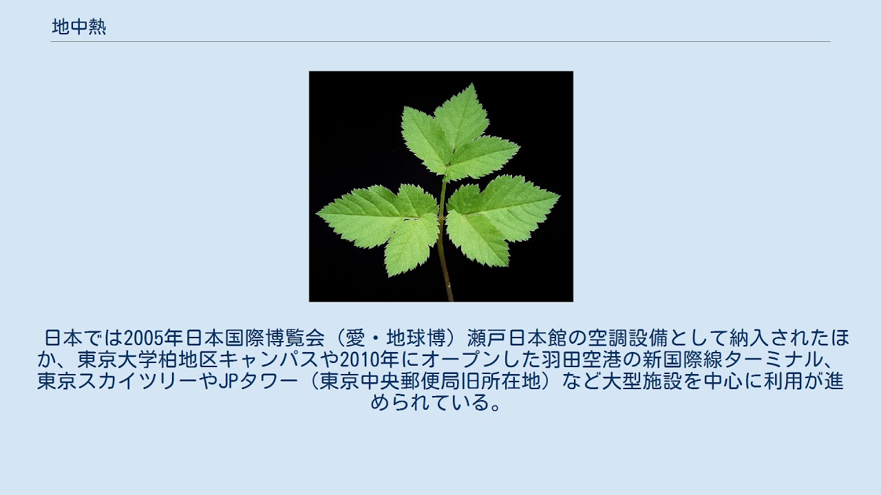 地中熱