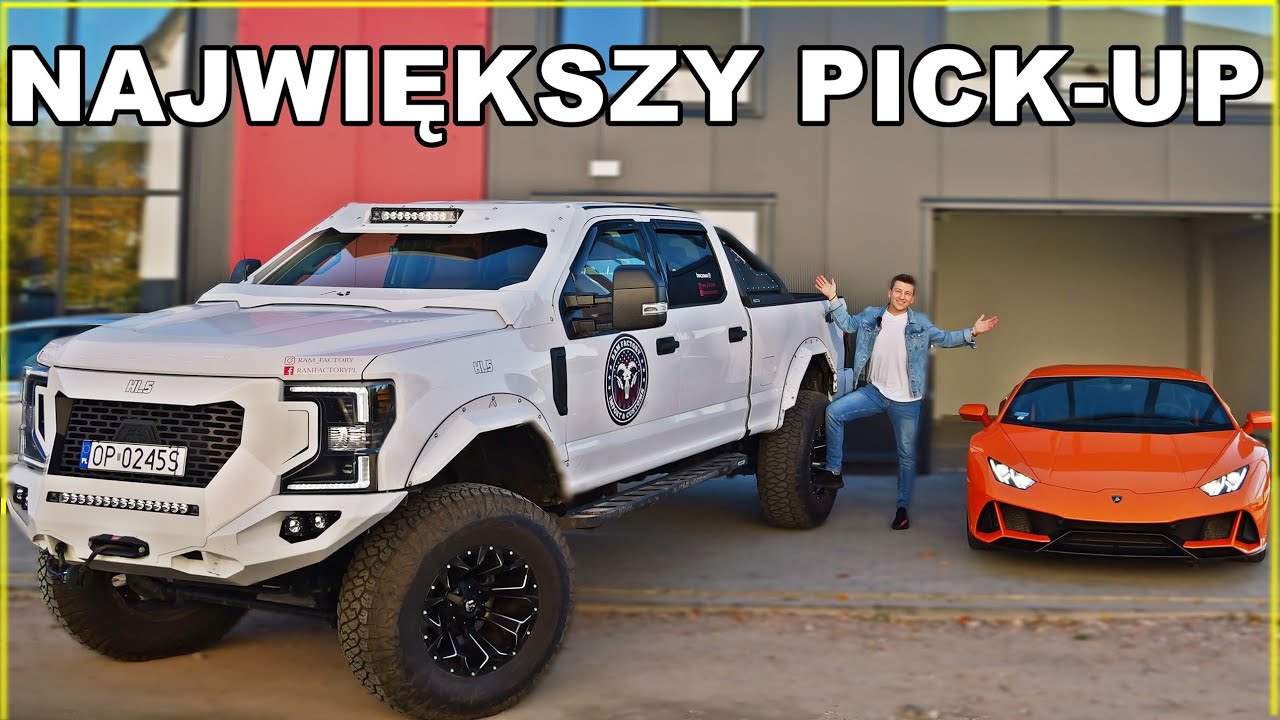 Jedyny w Europie 7.3-litrowy Ford F350 FAB FOURS!