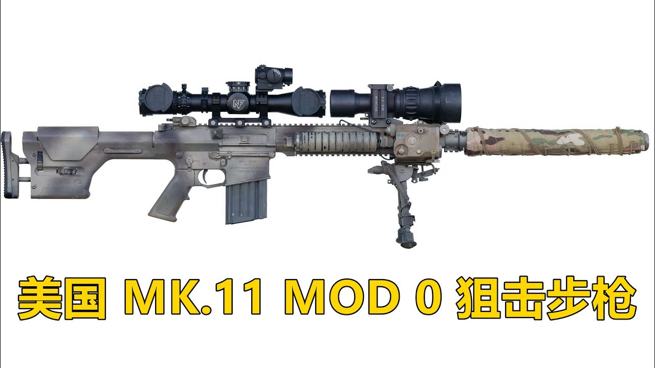 特种部队专用步枪 美国KAC Mk.11 Mod 0 7.62mm半自动狙击步枪