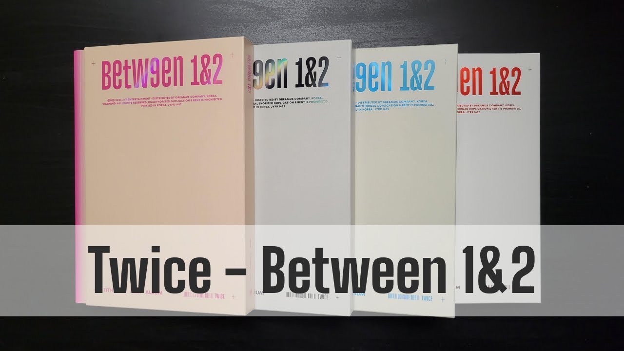 Unboxing Twice 트와이스 Between 1&2 (All Versions) Target Exclusive