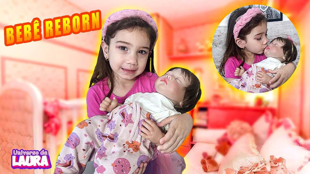 CUIDANDO DA BEBE REBORN HELÔ / UNIVERSO DA LAURA