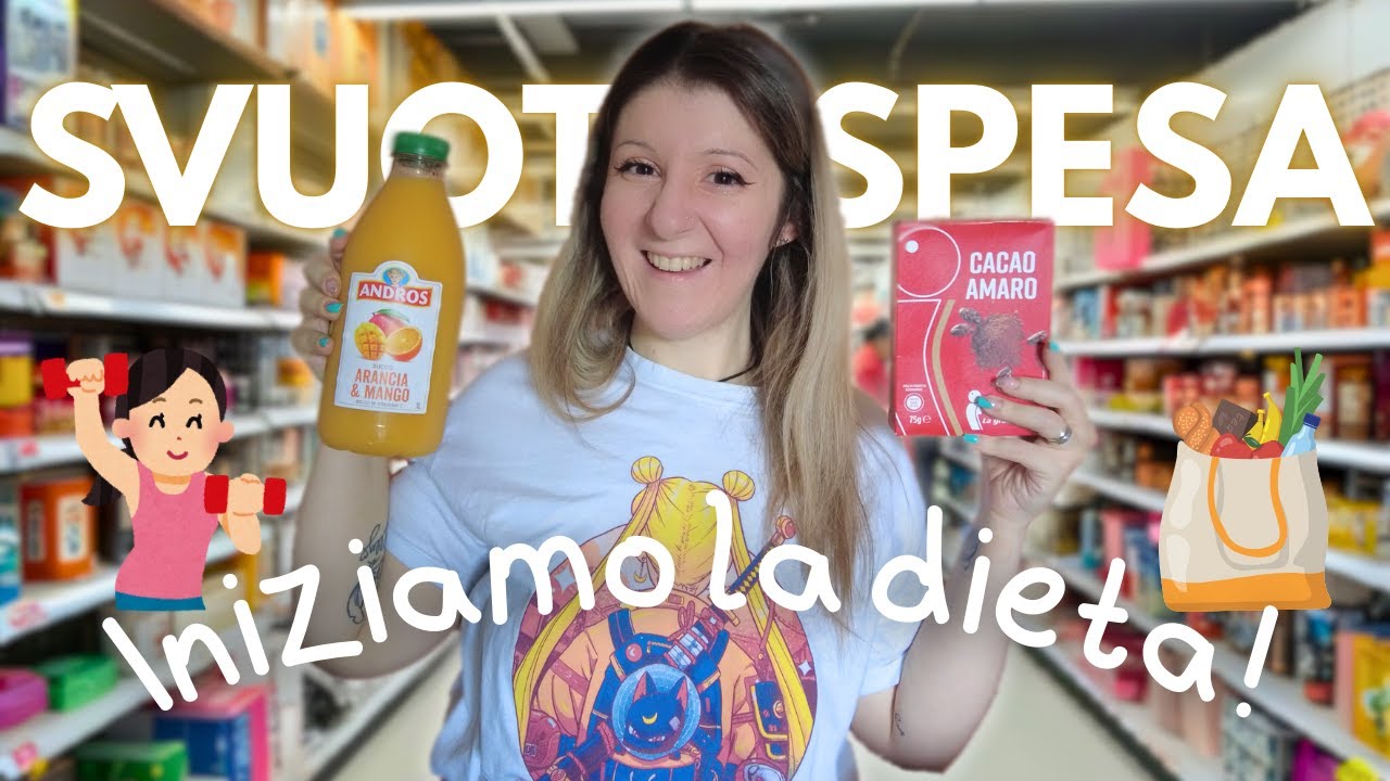 SVUOTA LA SPESA 🛒..Iniziamo la dieta! 😳| Il mondo di Pretty
