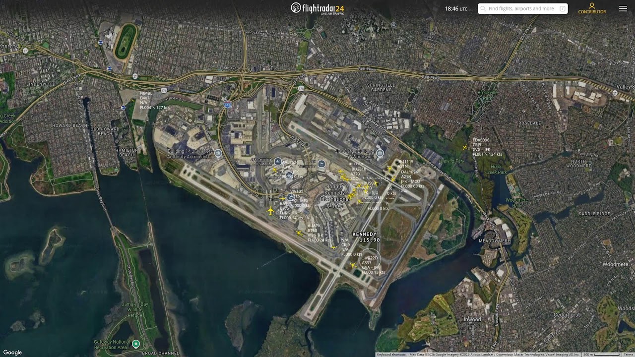 New York - Kennedy KJFK Flightradar24 Livestream with Live Air Traffic Control 3/02/2026