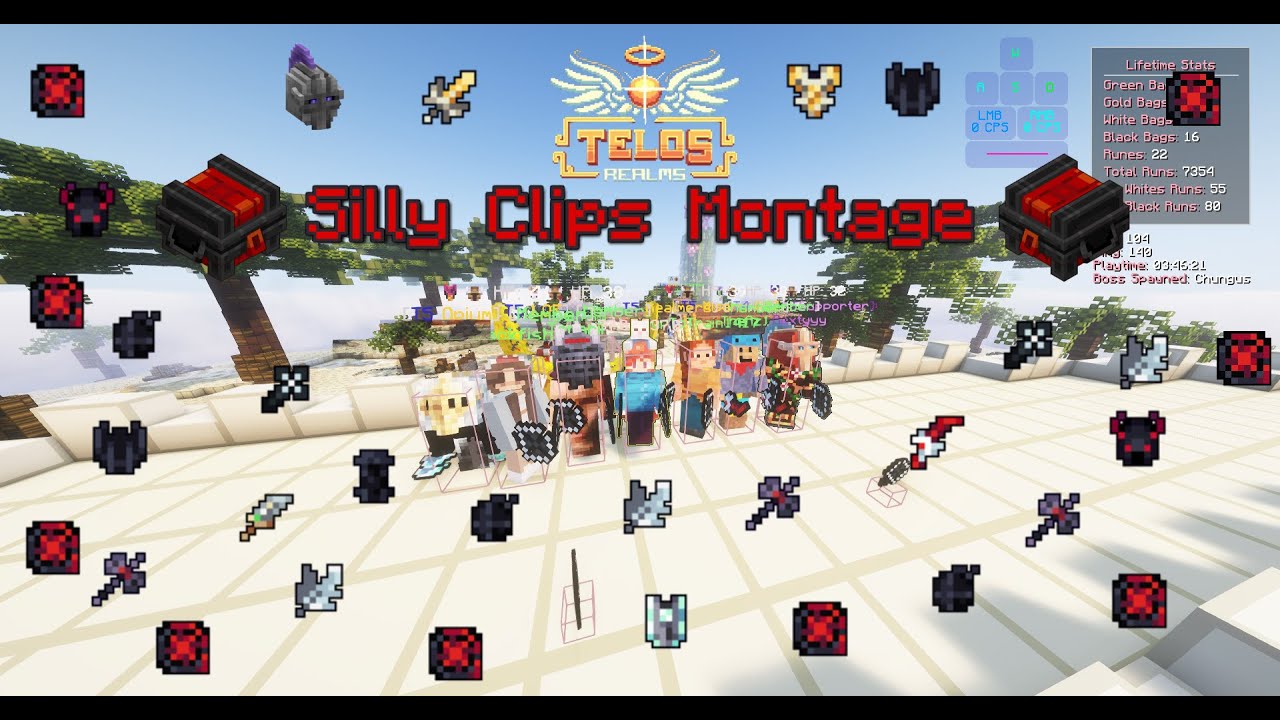 Duping bloodshots + silly deaths | Telos Realms