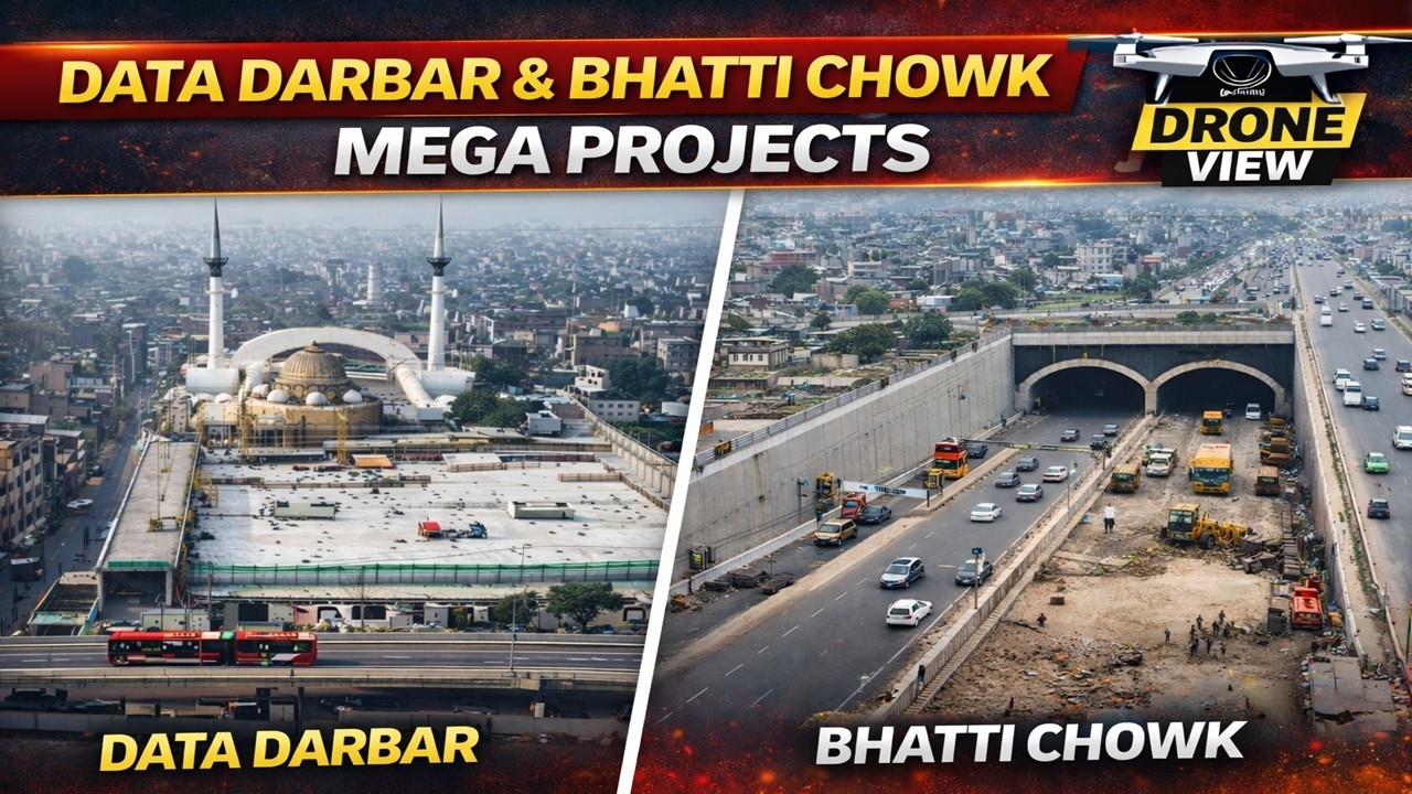 Major Progress at Data Darbar & Bhatti Chowk! 🏗️ Lahore Development Update