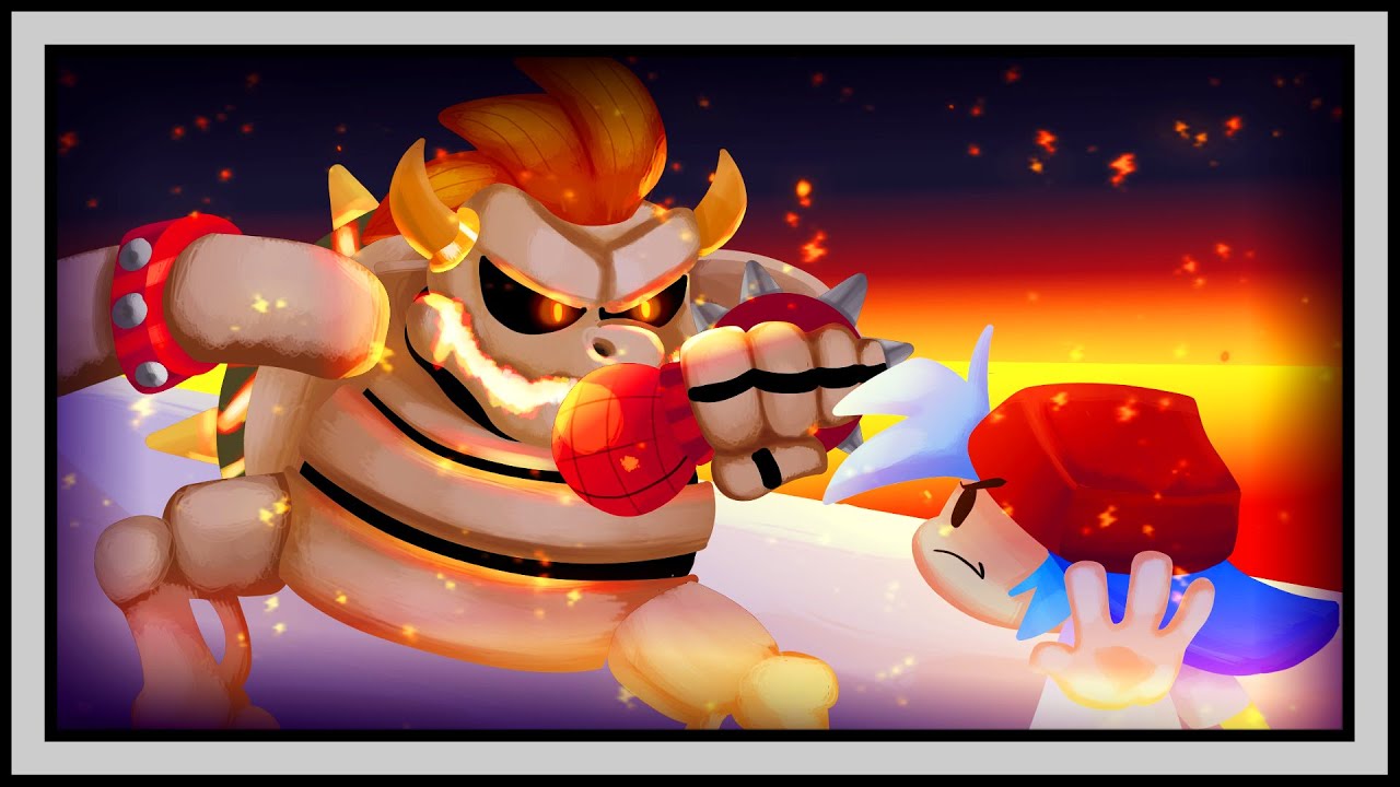 Friday Night Funkin' VS. Dry Bowser (One-Shot Mod) - Perfect Combo (BOTPLAY)