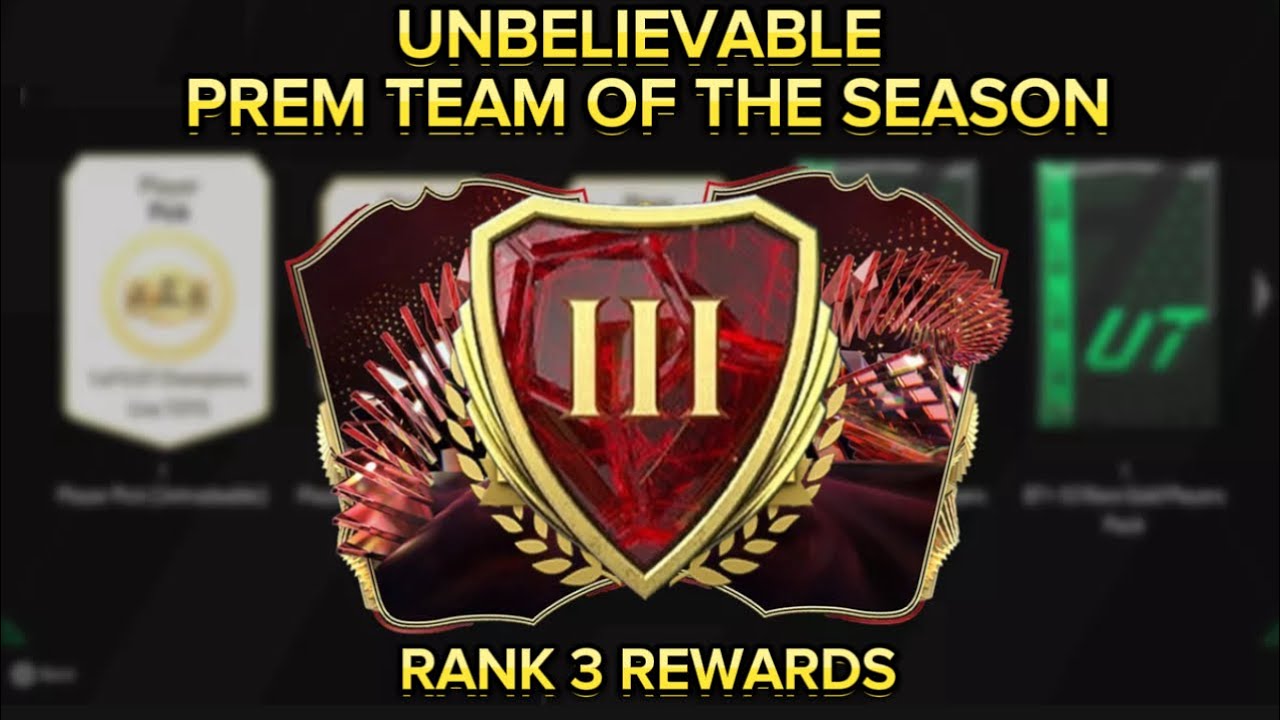 EAFC TOTS unbelievable RANK 3 rewards 