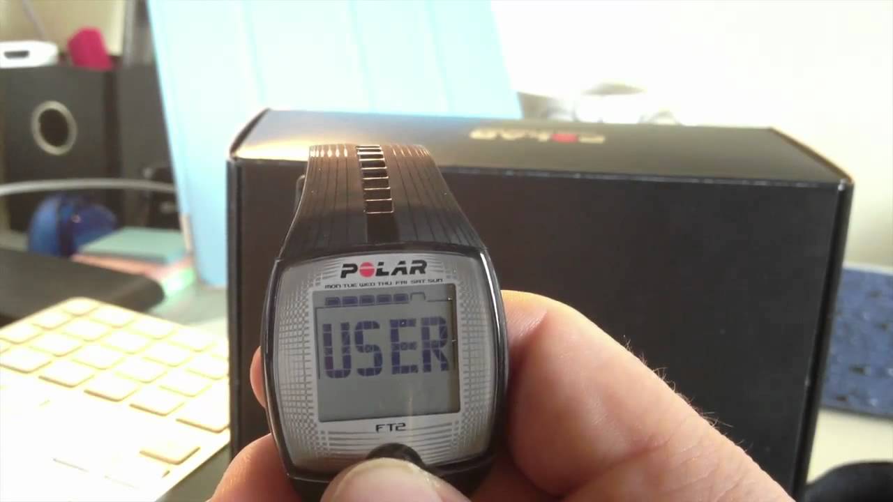 polar FT2 puls watch unboxing