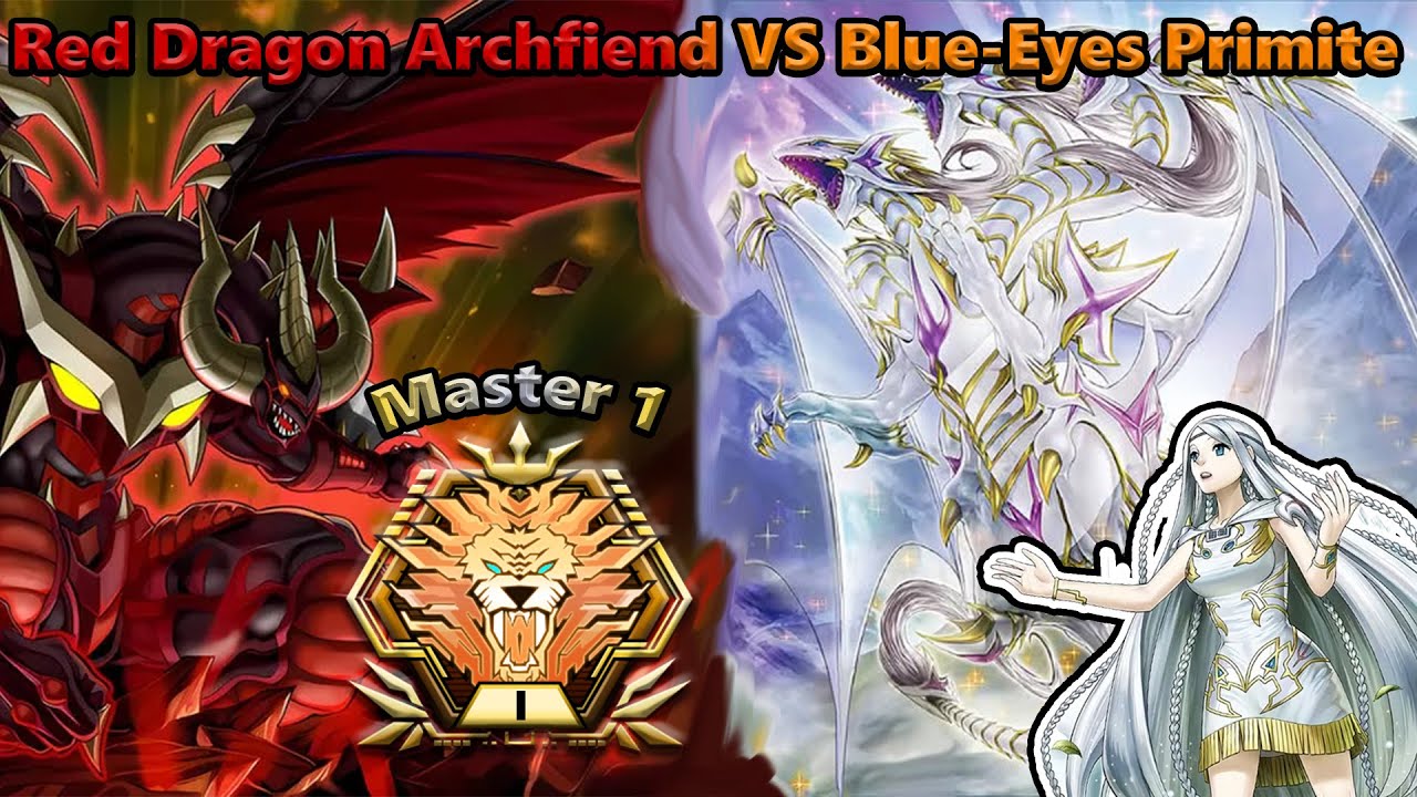 Master 1 Red Dragon Archfiend Enjoyer VS Blue-Eyes Primite Meta! Yu-Gi-Oh Master Duel!