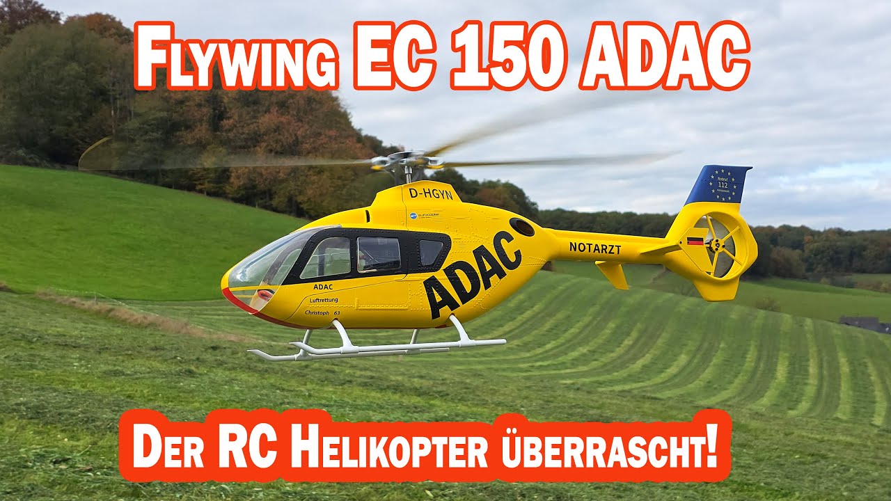 Der super RC Helikopter EC 135 Flywing hat mich wieder mal &uuml;berrascht - ein genialer RC Helimit GPS