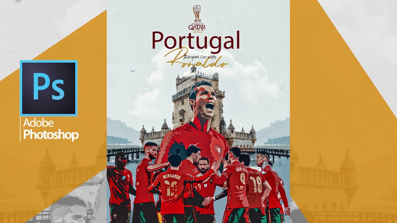 How to Create Professional Sport Poster Design - #Photoshop