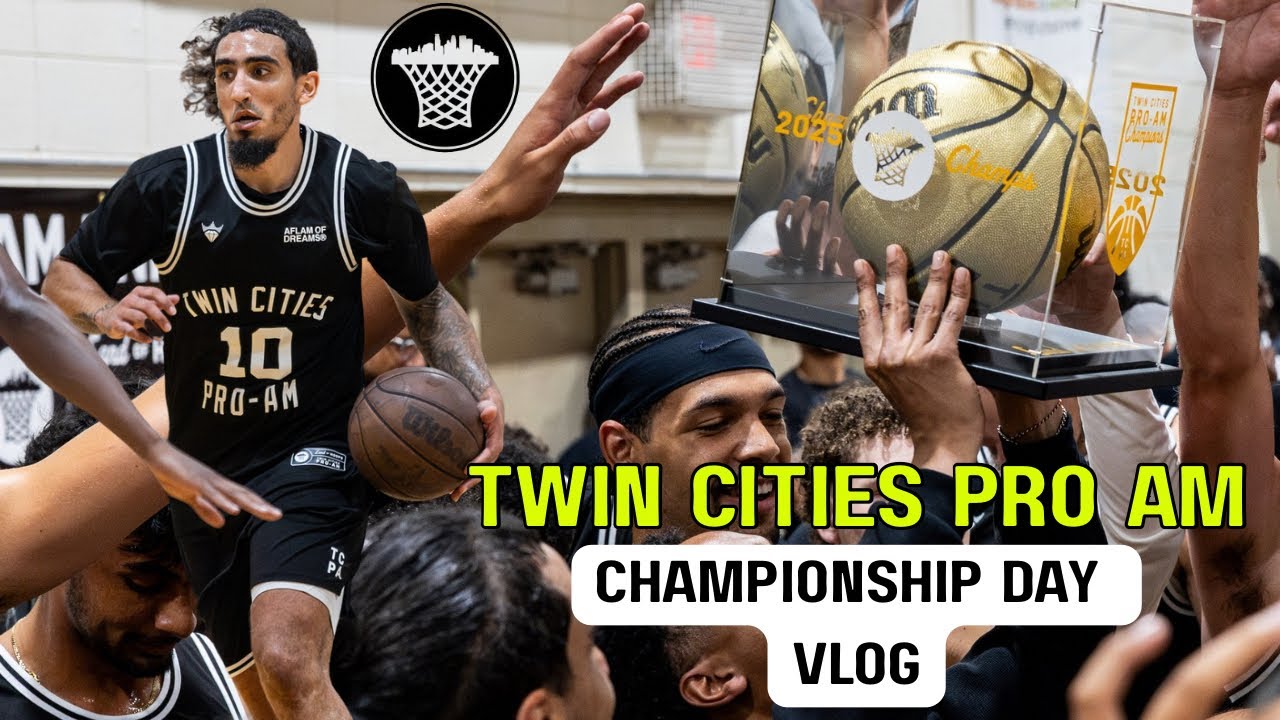 I Hit a HALF COURT GAME WINNER... | Full VLOG of Championship Day at The Twin Cities Pro-Am!