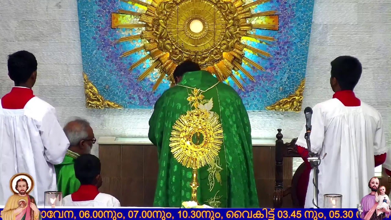 09-02-2026  MONDAY  6.am &7.am Holy Mass  St Joseph & St JUDE Church Thevara