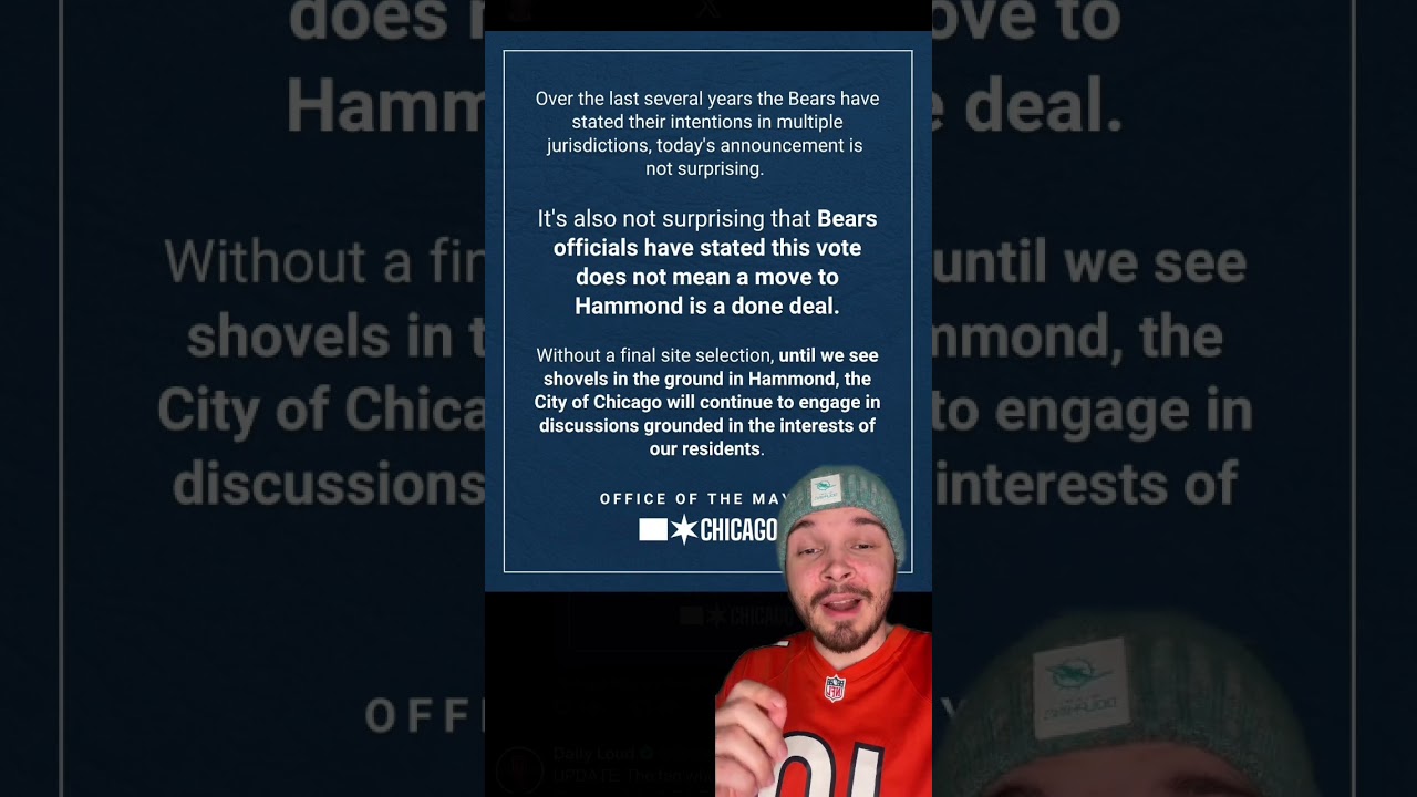 🚨 Chicago Bears переезжают в Индиану #нфл #американскийфутбол #футбол #nflviral #bears