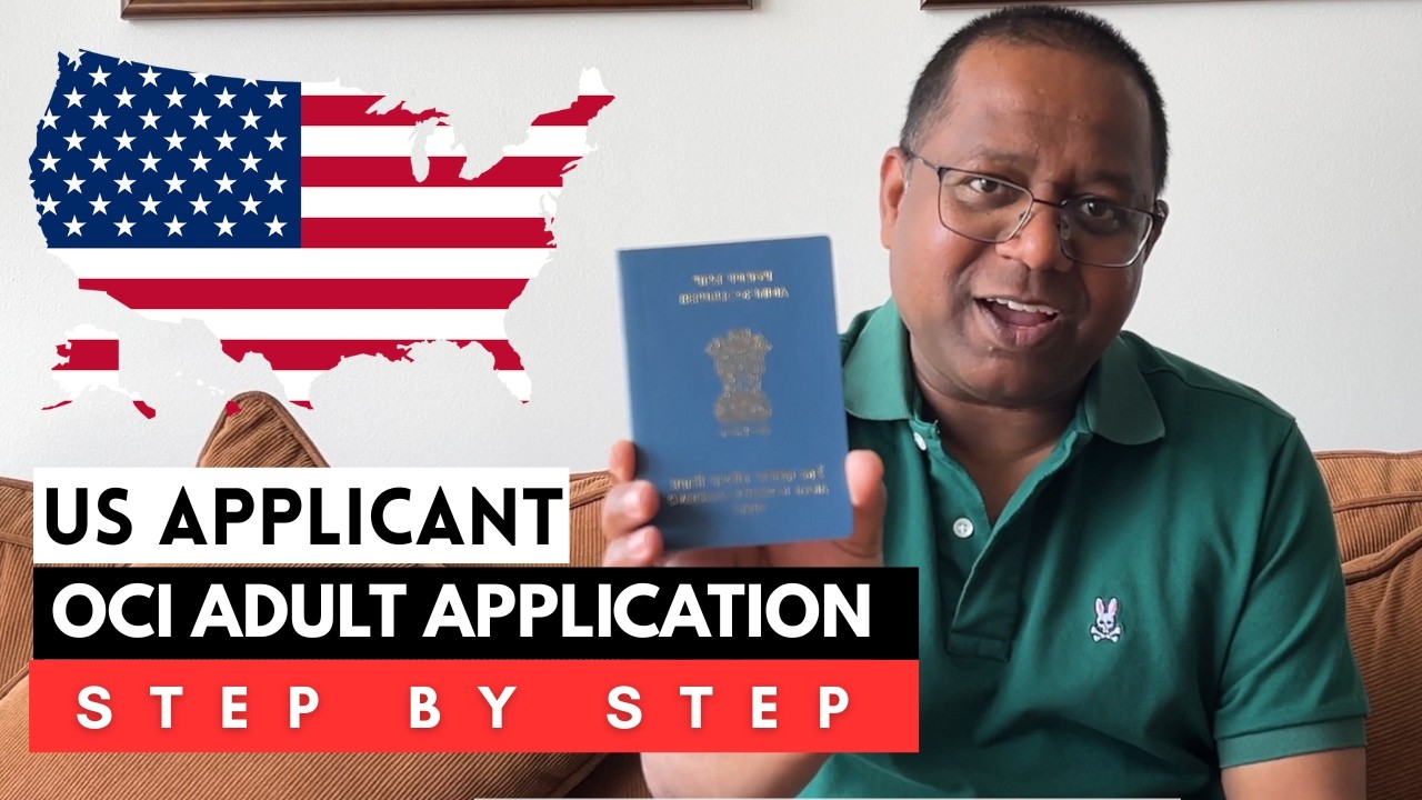 How to Apply for OCI from USA (2025) | Full Walkthrough Using New Portal + VFS Checklist