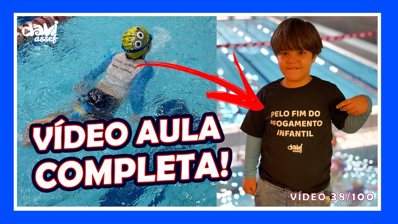 AULA COMPLETA DE NATACAO INFANTIL 6 E 7 ANOS | DICAS IMPORTANTES