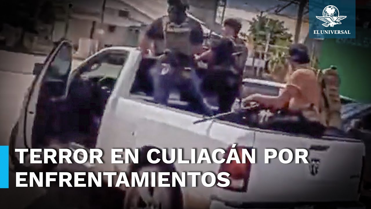 Vive Culiacán lunes de terror, grupos armados protagonizan balaceras