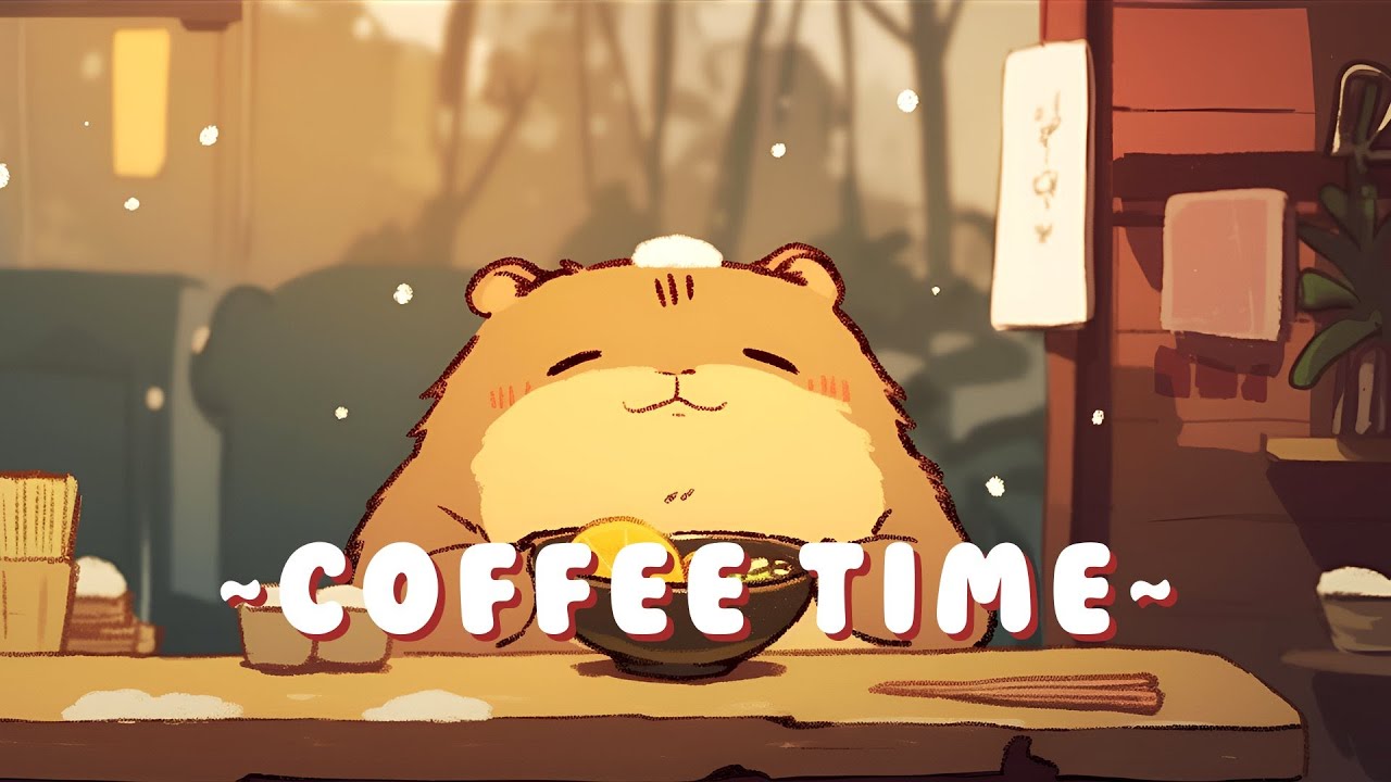 [1 Hour] Capybara Lofi Radio | Cozy Japanese Lofi Mix 📚 🎵