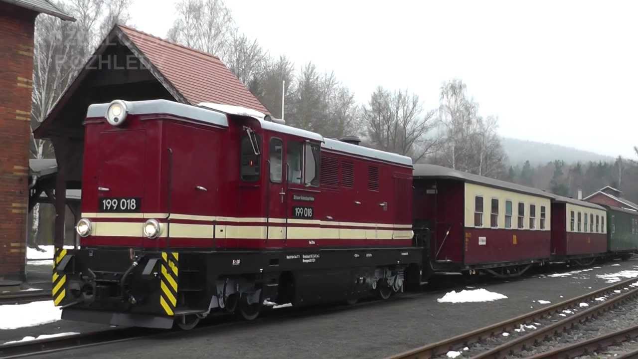 Žitavská úzkorozchodná železnice 2013 - Zittauer Schmalspurbahn - Lokomotiva 199 018
