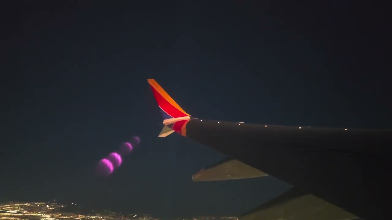 LAS VEGAS FROM ABOVE (NIGHT VIEW)