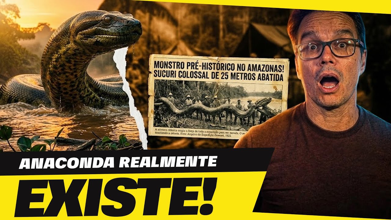 MITO OU REAL? A ANACONDA EXISTE DE VERDADE?