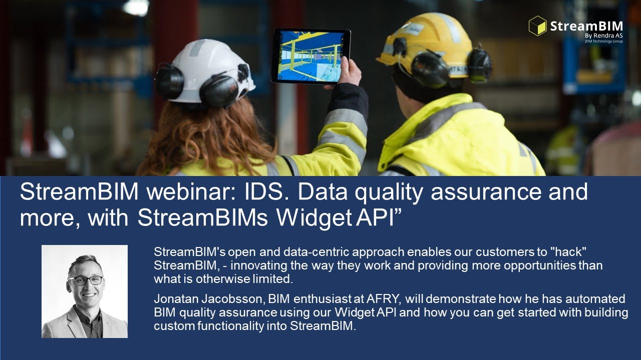 StreamBIM webinar: 