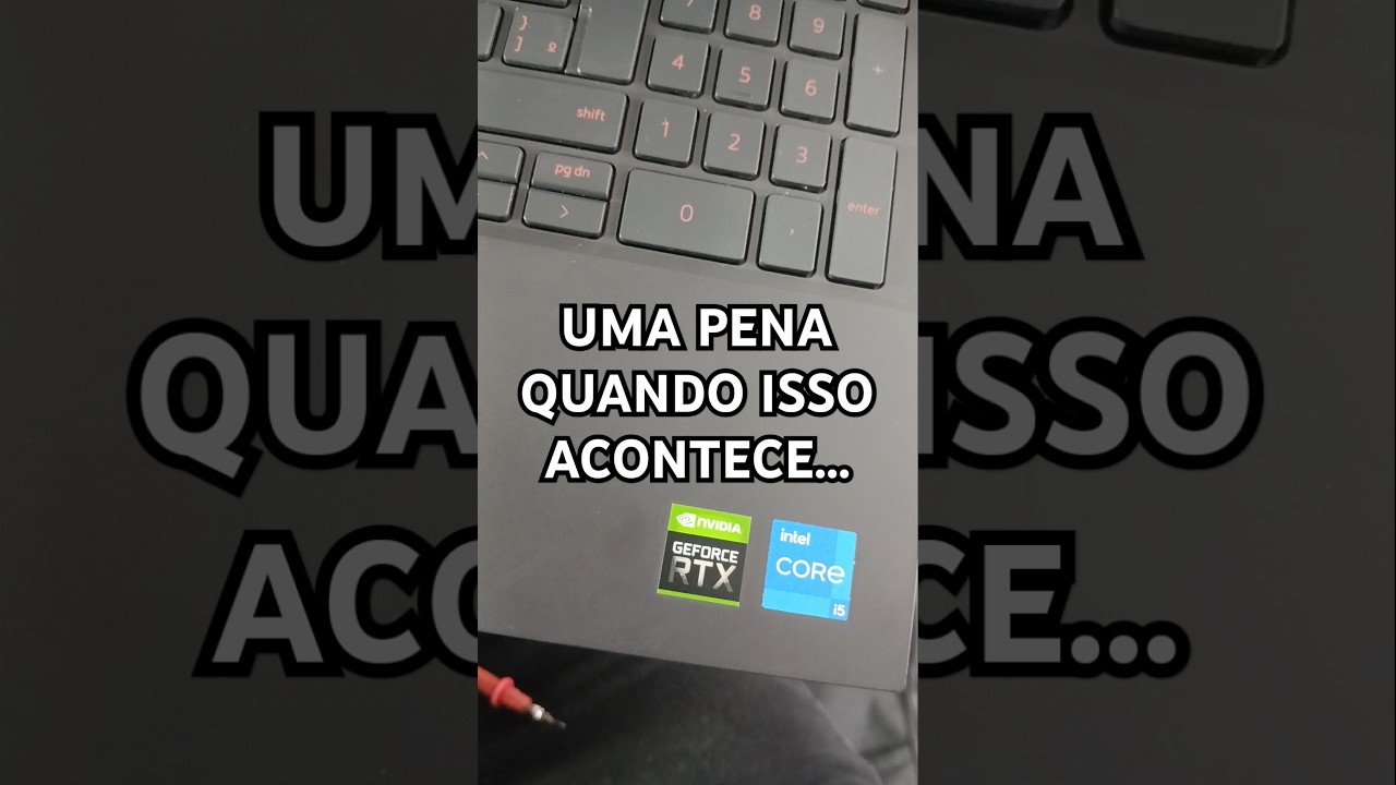 DELL G15  EM CURTO | UMA PENA QUANDO ISSO ACONTECE...