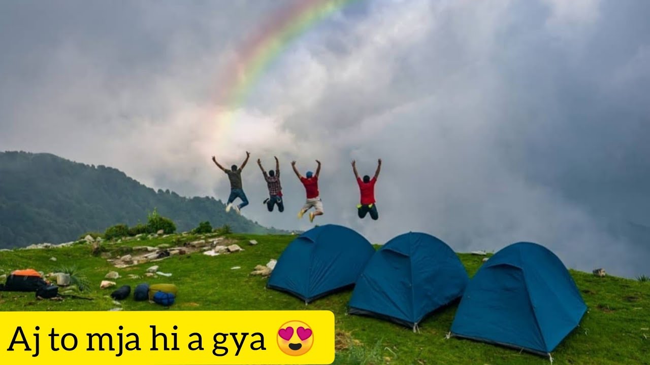 Night camping in forest ! Wild camping in himachal | 🏕️🌲🧗