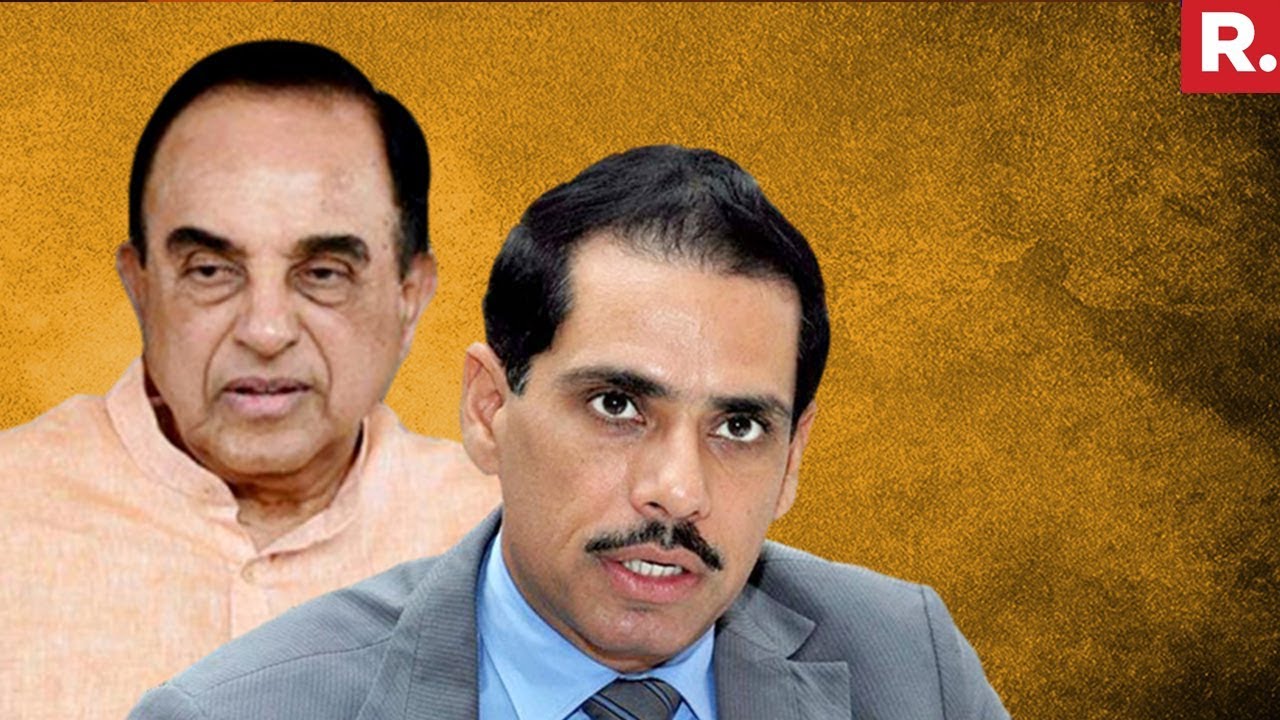'Robert Vadra Has No Option But To Pay', Says Dr. Subramanian Swamy