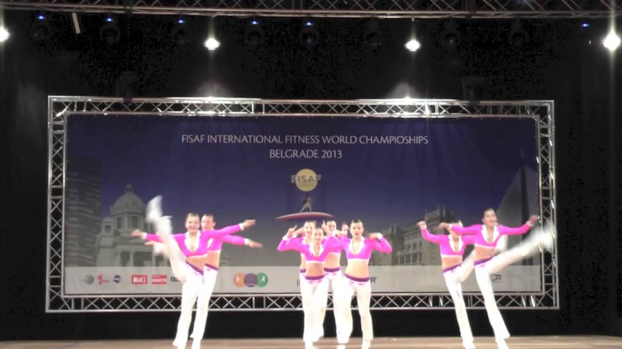 Aerobic Team Chuchle MS Belehrad 2013