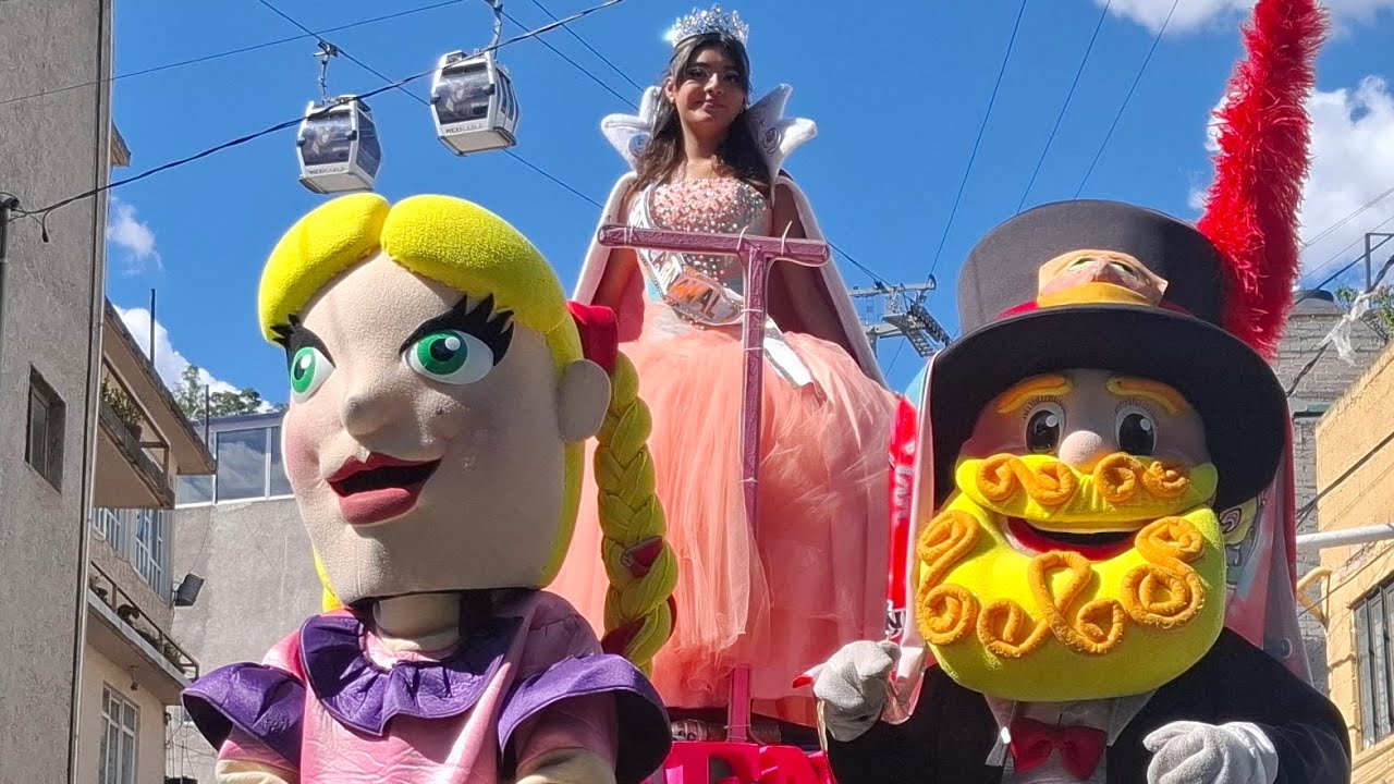 Carnaval de Martin Carrera 2025 🎭👑 3er Aniversario de Patrimonio Cultural de Ciudad de México 🇲🇽
