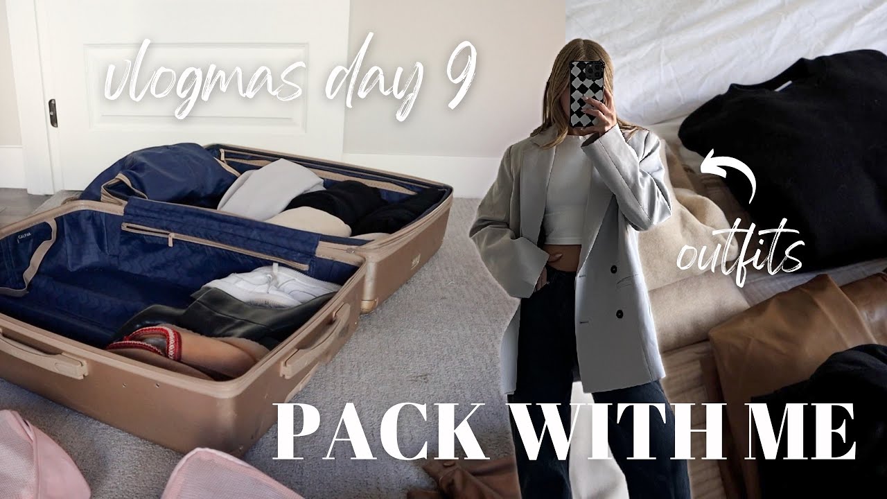 PACK WITH ME!! + traveling to Seattle! VLOGMAS DAY 9