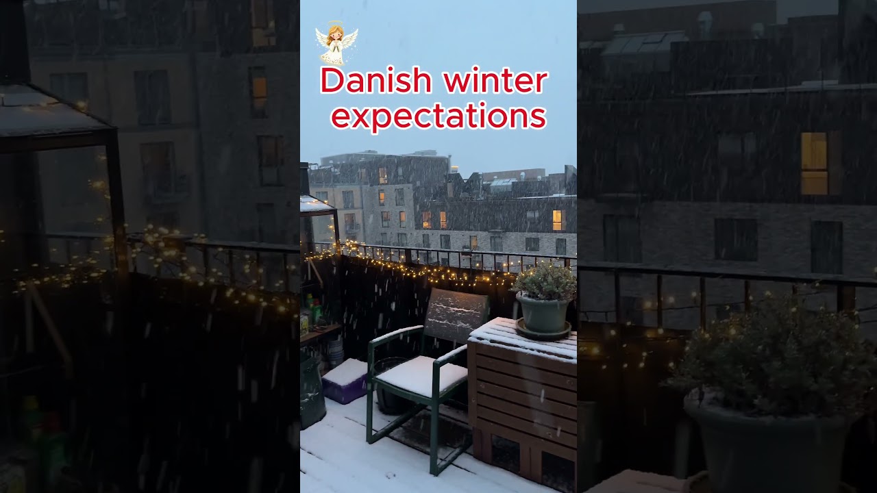 Danish Winter expectations VS Reality