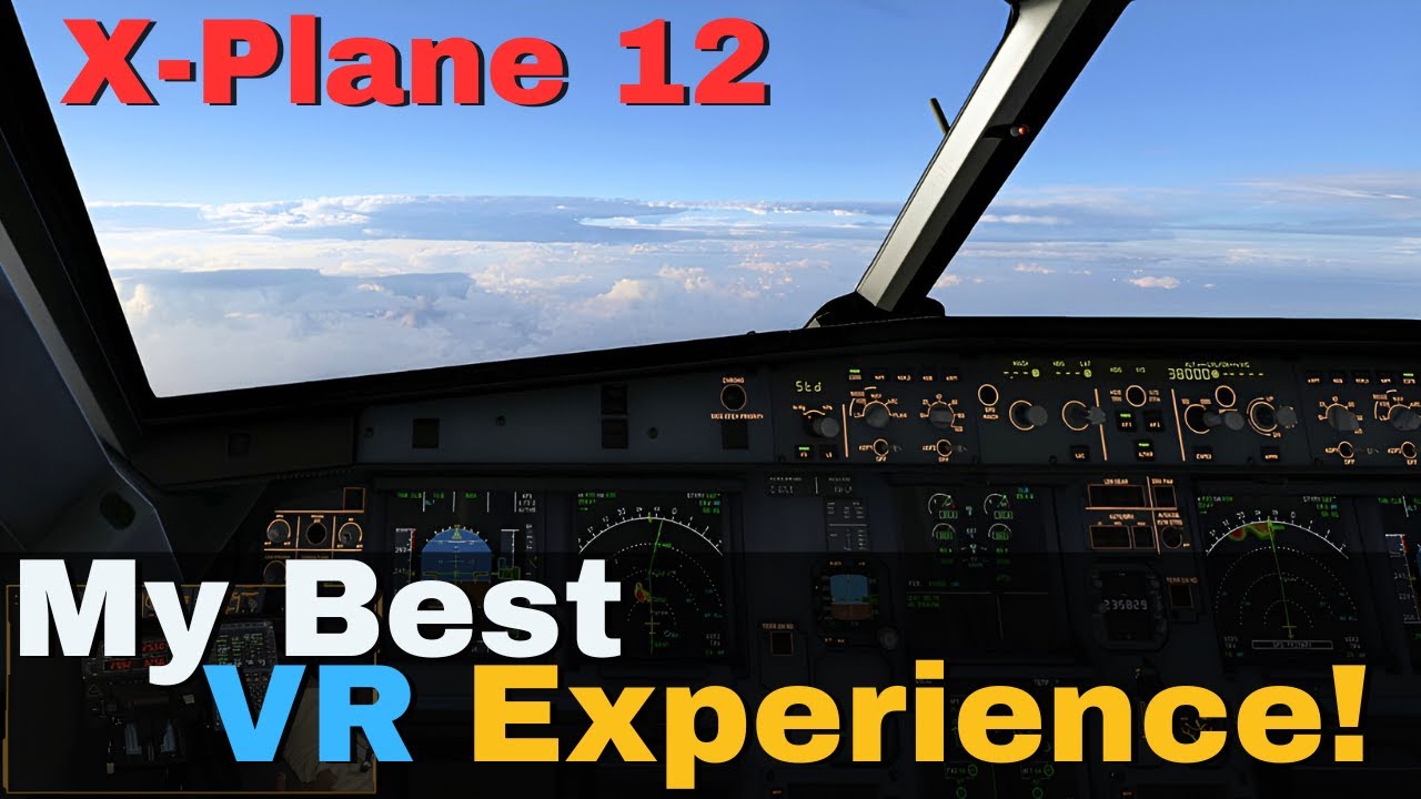 Incredible VR Experience in X-Plane 12.2! #xplane12 #psvr2