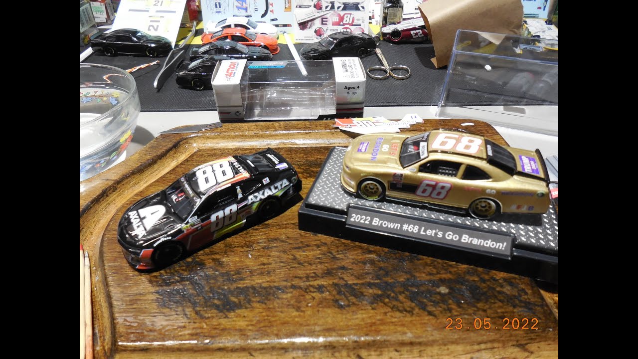 Working a 2018 Alex Bowman #88 Black Axalta NASCAR 1/64 Custom Diecast