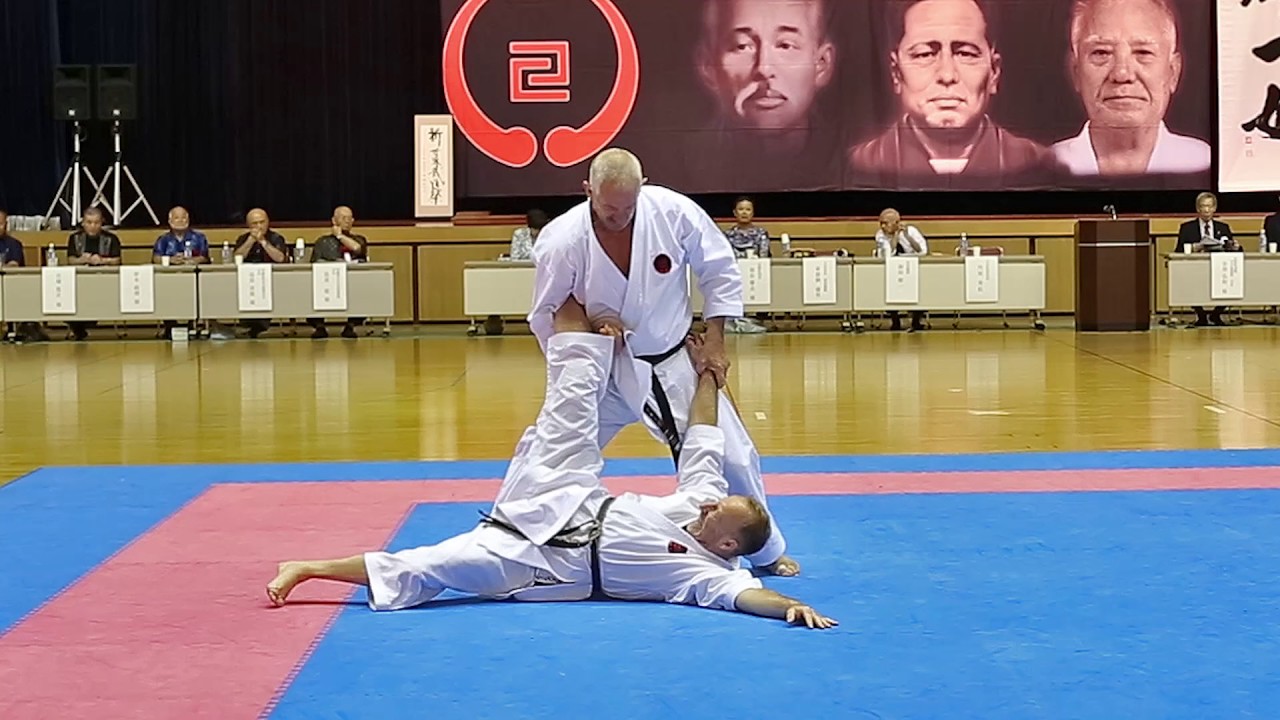 IOGKF World Budosai 2016 - Sensei Bakkies Laubscher and Steve Shinzato Gouldson