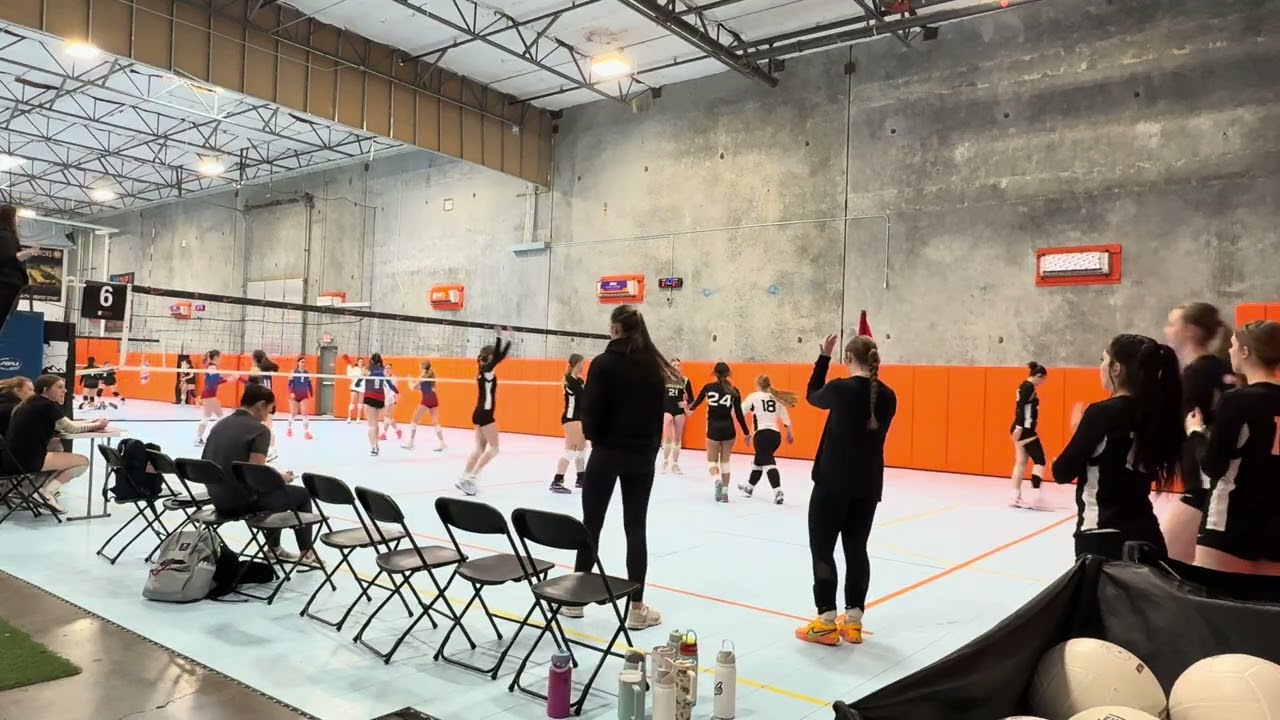 Basin Bombers 18-1 vs. Lebanon VBC 17-1 Elite (power league #2: pool play: game 2, set 3: 10-15)