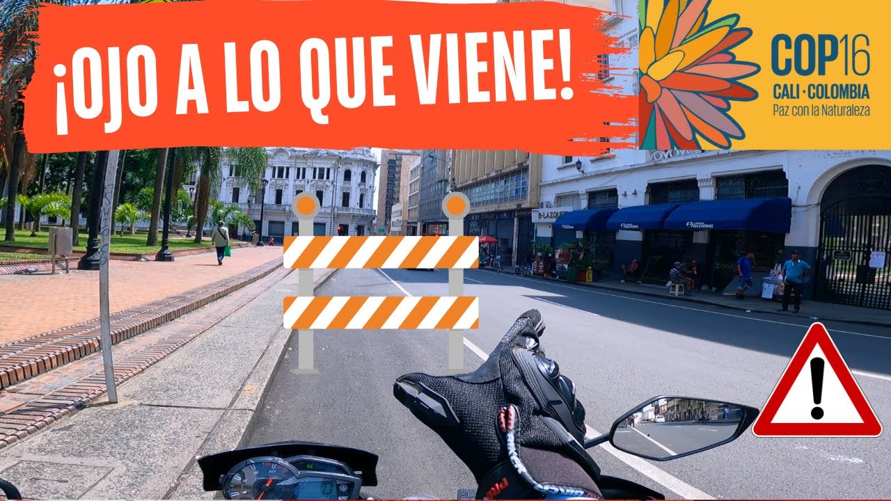CIERRES ⚠️ EN EL CENTRO DE CALI 🚧 Peatonalizacion COP16