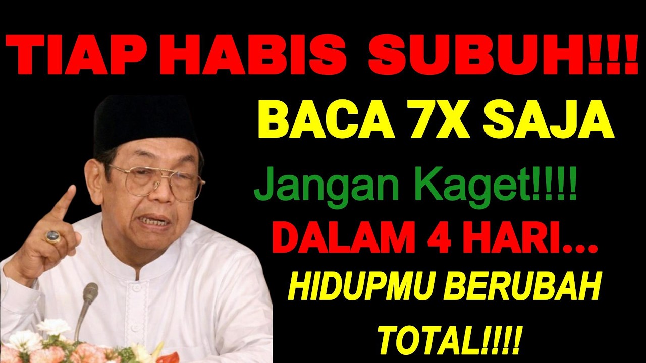 Cukup 3 Menit Setelah Subuh! Baca Surah Pendek Ini 7x, Rezeki Mengalir Deras Tanpa Henti 💸💸💸..