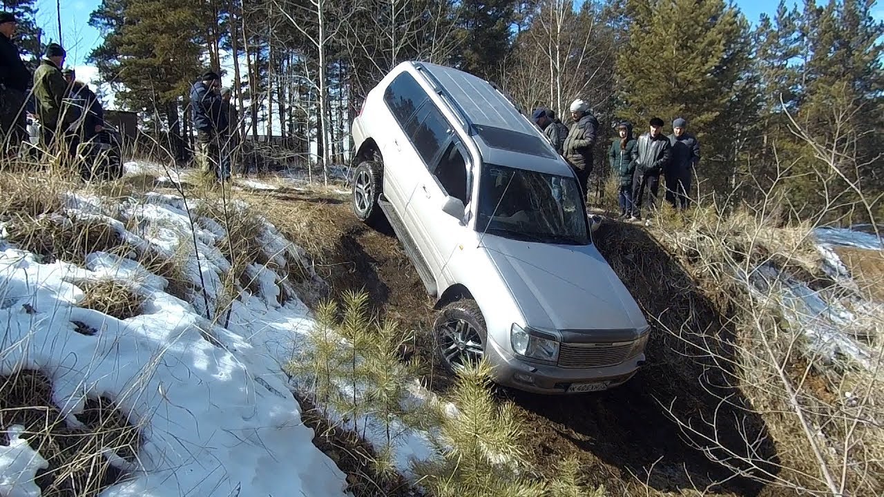 Как едет сотый крузак на 20-х дисках по бездорожью? TLC80, УАЗ на Safari и др. Посвящение Леших Ч 2