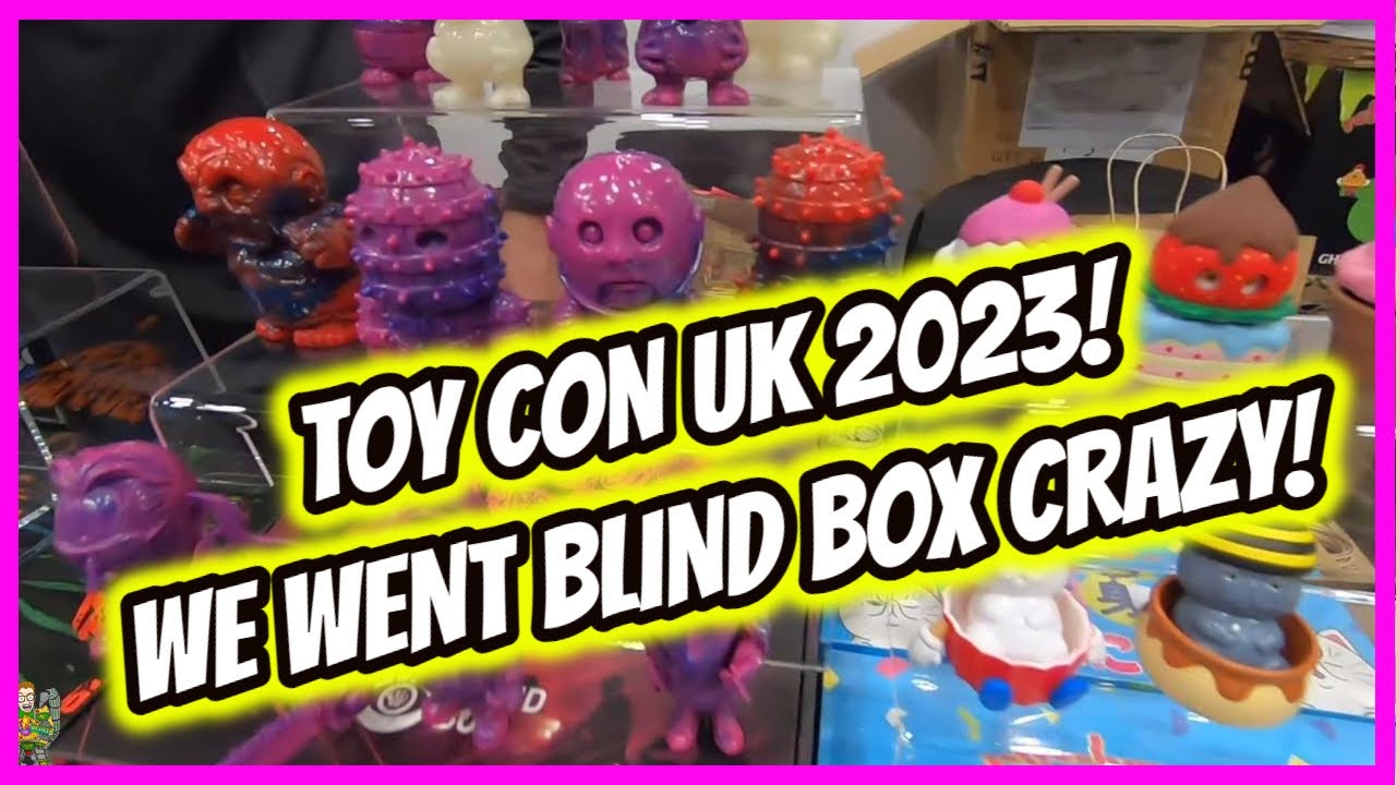 FIRST TIME ATTENDING TOY CON UK 2023! SOFUBI, DESIGNER TOYS, BLIND BOXES AND MORE CRAZY TOYS!