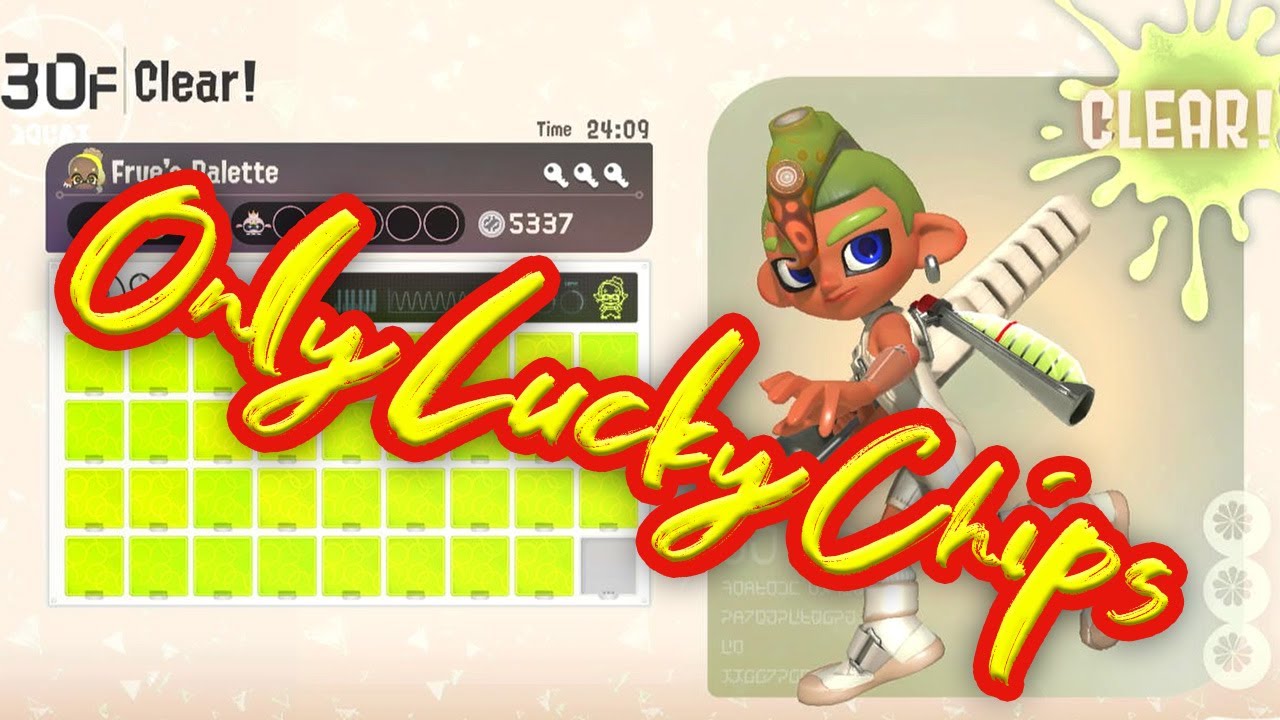 SPLATOON 3 - Side Order ONLY LUCKY Colour Chips