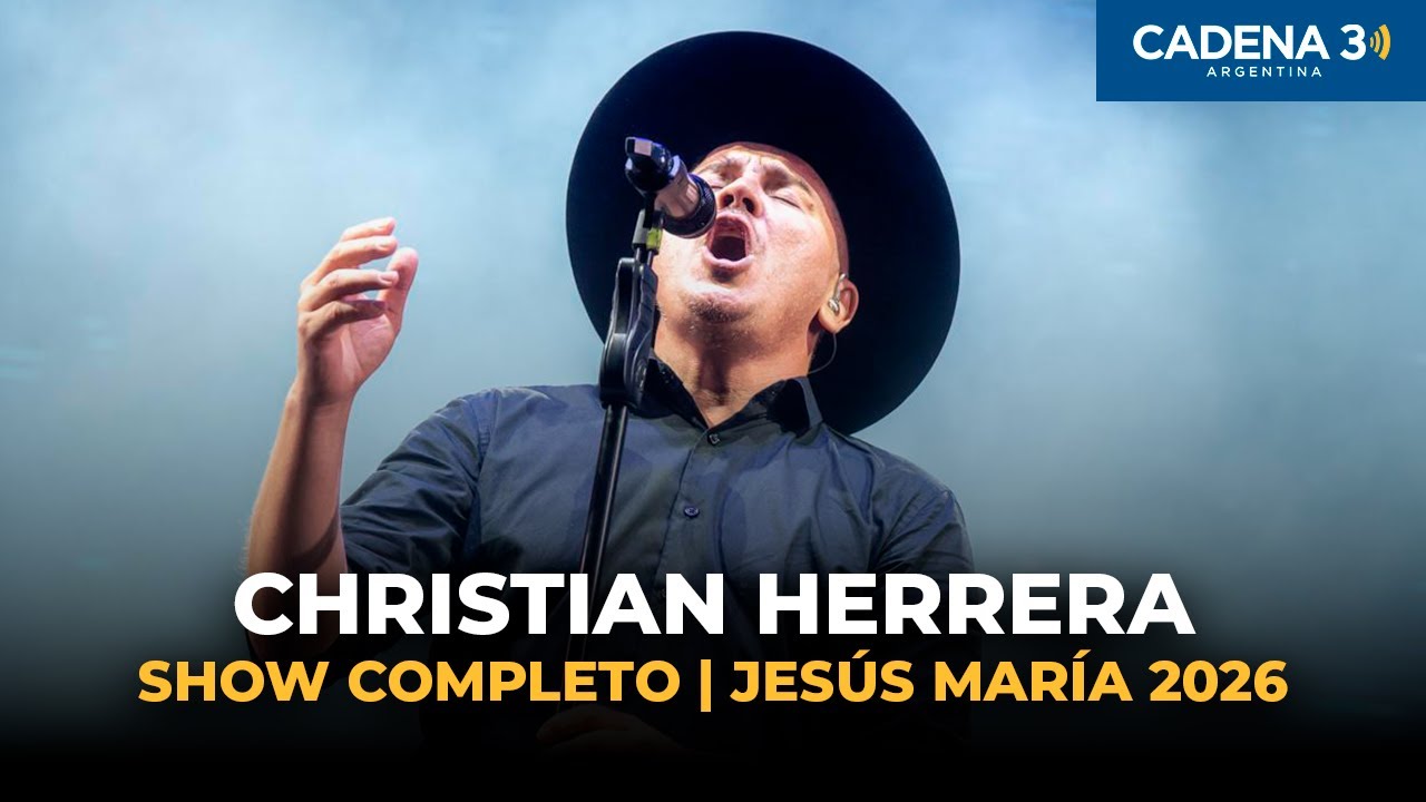 Christian Herrera hizo latir Jesús María con un show a pura identidad folklórica | Cadena 3