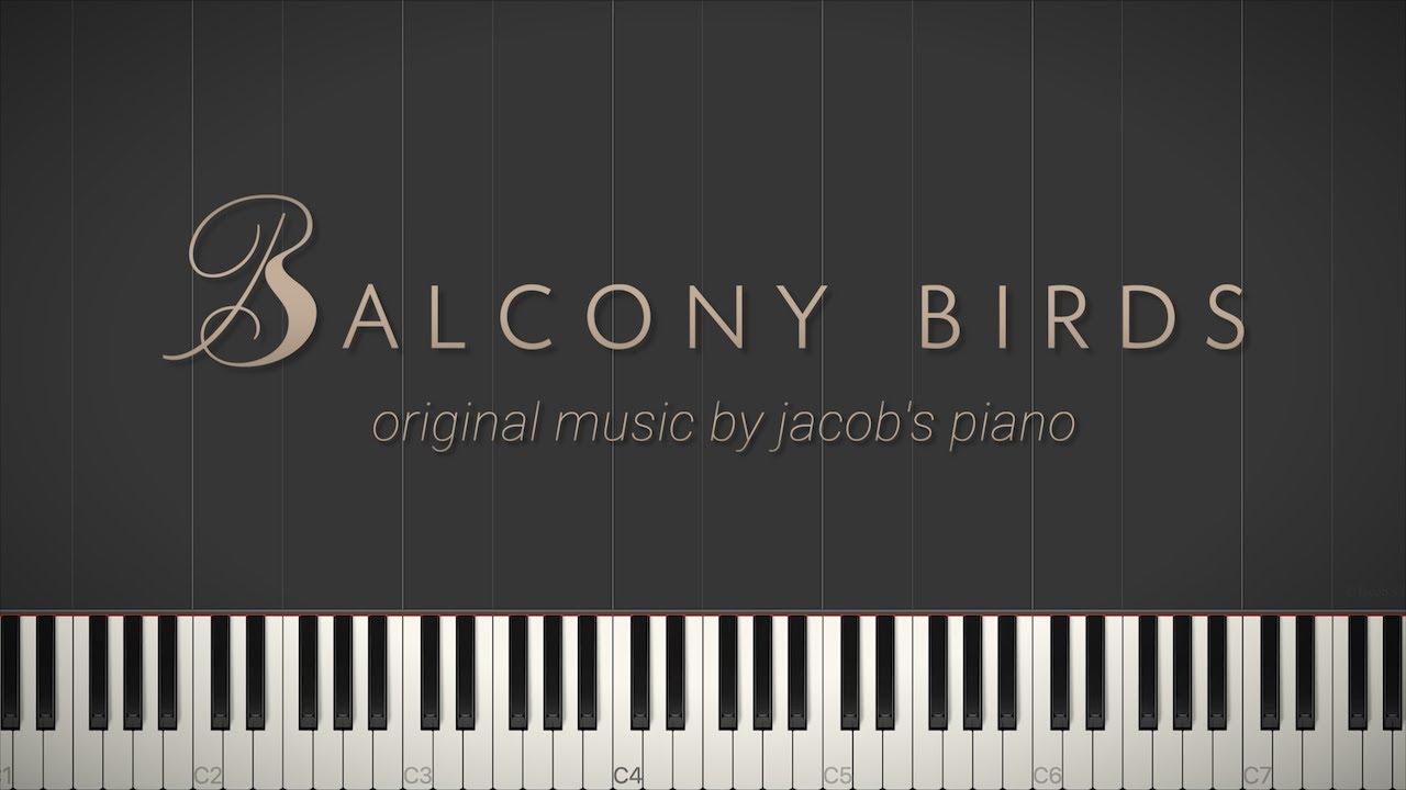 Balcony Birds \\ Original Composition \\ Synthesia Piano Tutorial