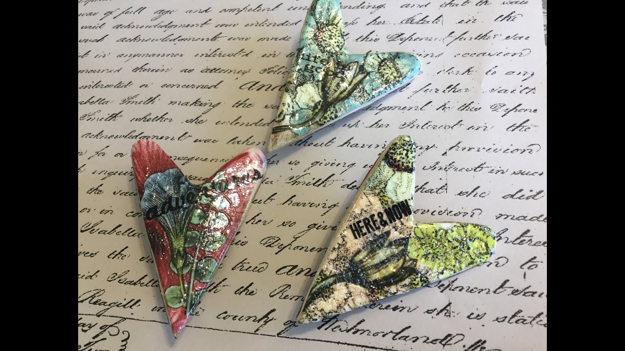 Carmen's Curious Tutorial: Clay Heart Pin