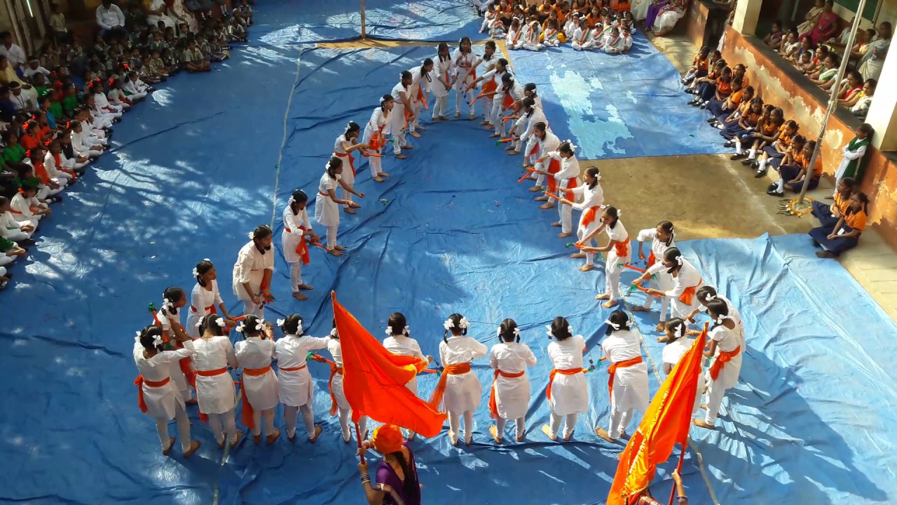 महाराणी सईबाई विद्यामंदिर ...लेझीम...२६ जानेवारी २०१७