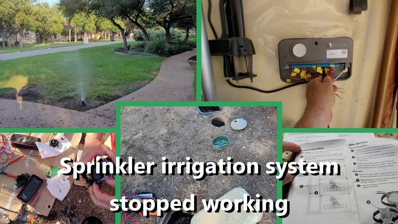 Sprinkler irrigation stopped working